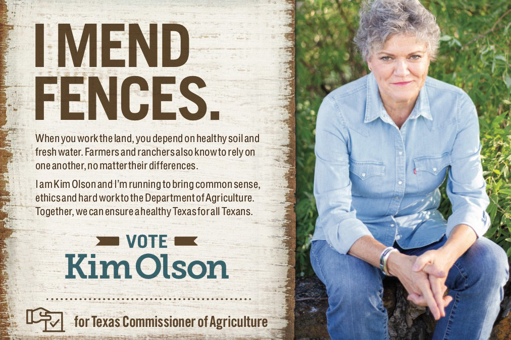 Bonehook Supports Kim Olson’s Run for Statewide Office in Texas